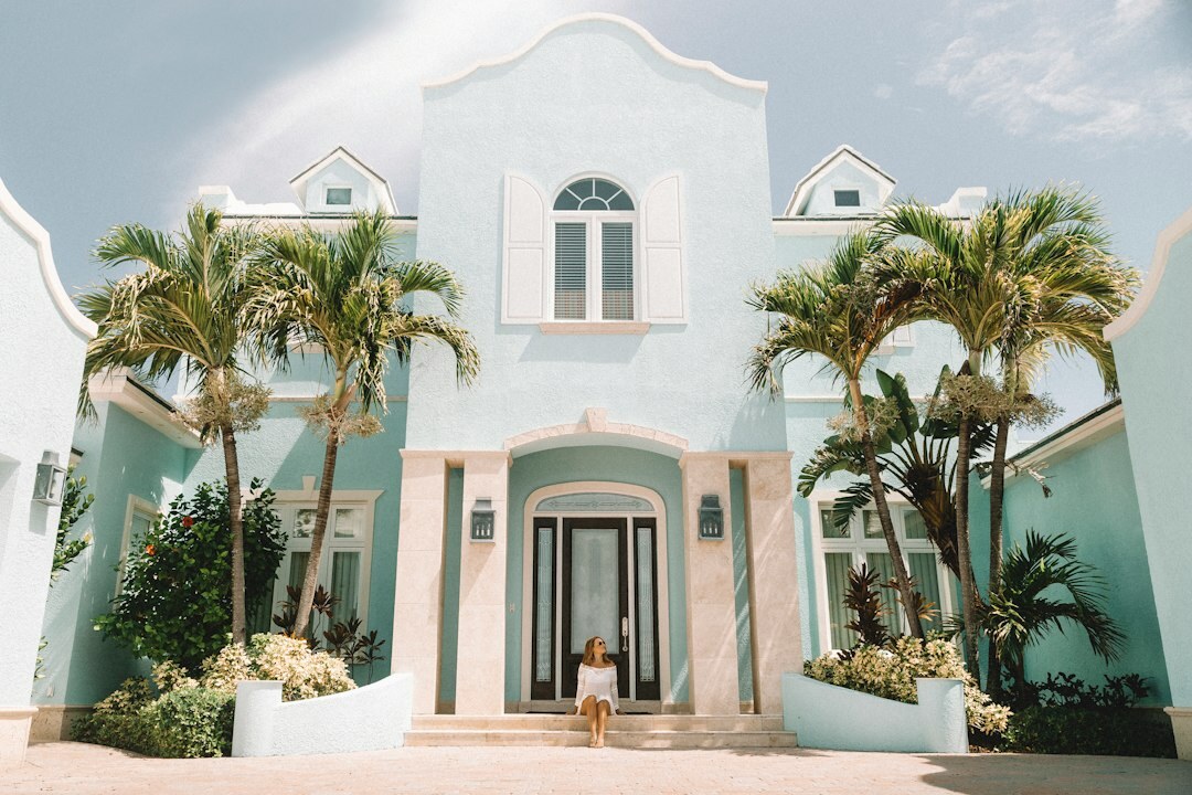 luxury celebrity villa exterior