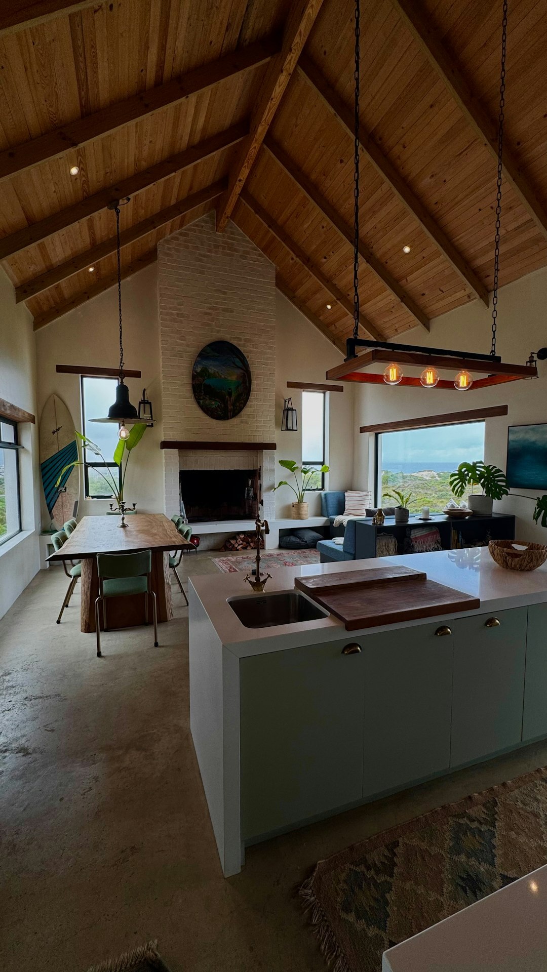 modern kitchen in villa