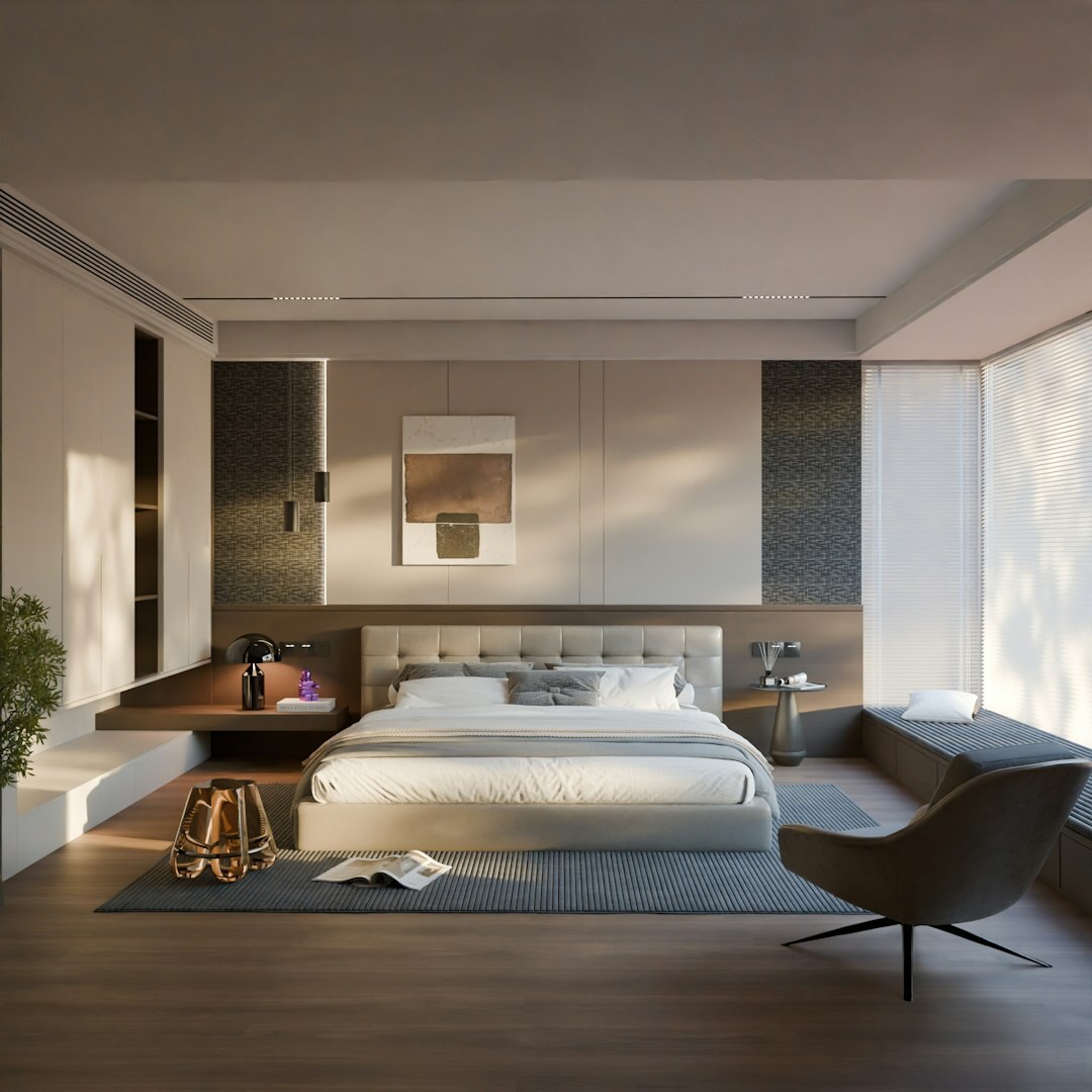 elegant villa bedroom