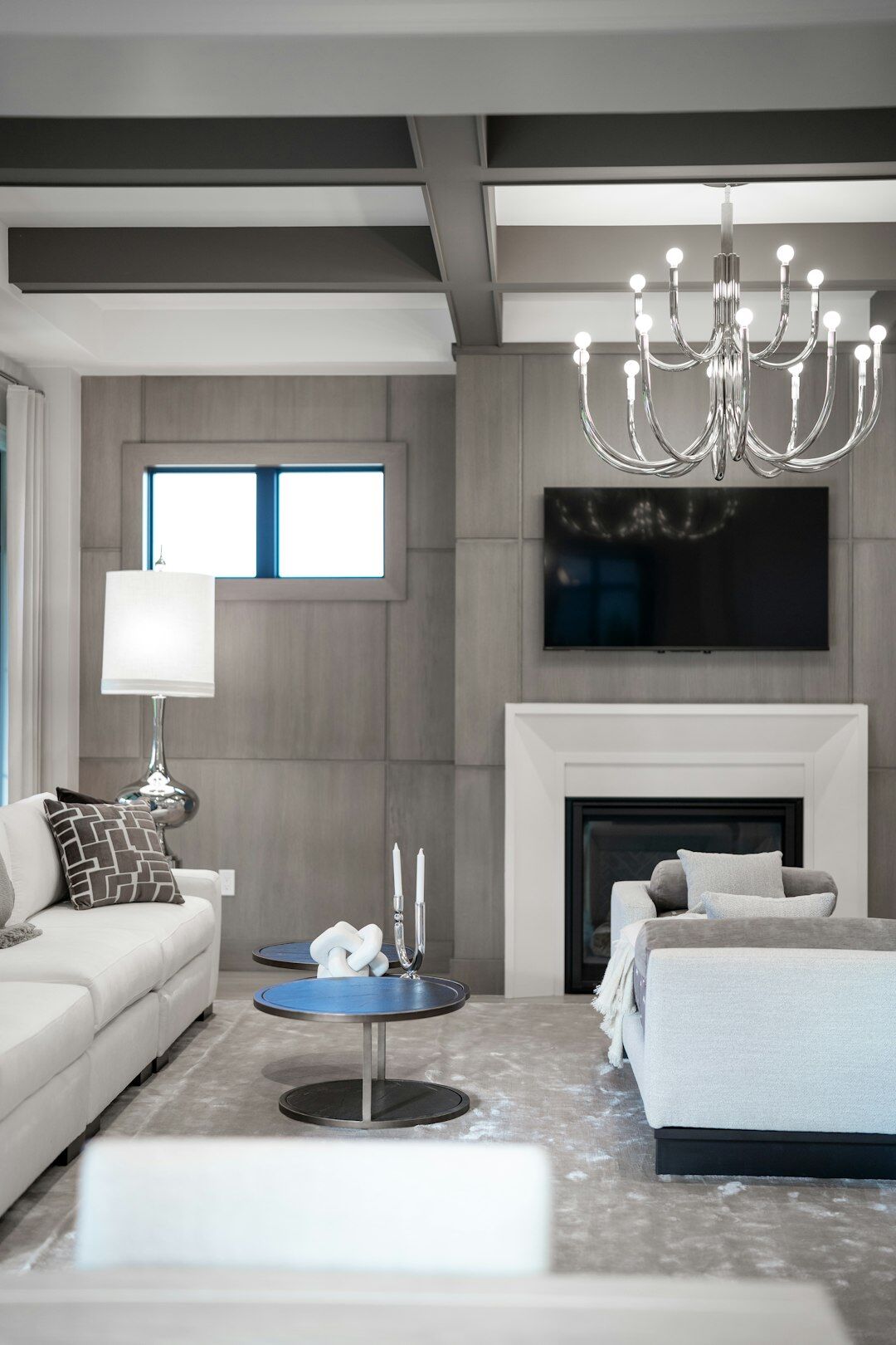 celebrity villa living room