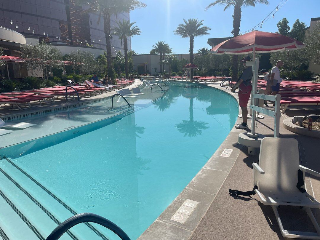 celebrity pool area